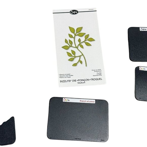 Sizzix Sizzlits Die Set Lot Snowman Snowflakes Branch Dragonfly Butterfly More - Picture 6 of 8